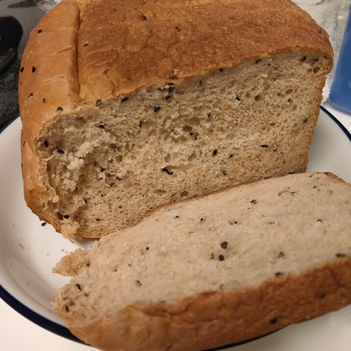 HBでつくるきな粉ごま食パン